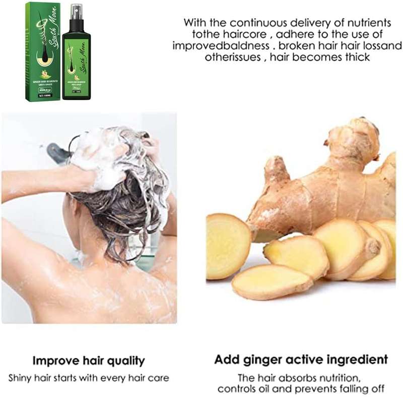 Hair Spray Regrowth Nourishing Ginger Spray For Men and Women 100ml