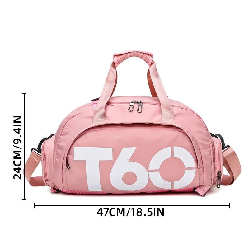 Unisex Outdoor Sport Bags Gym Duffle Bag Backpack T60
