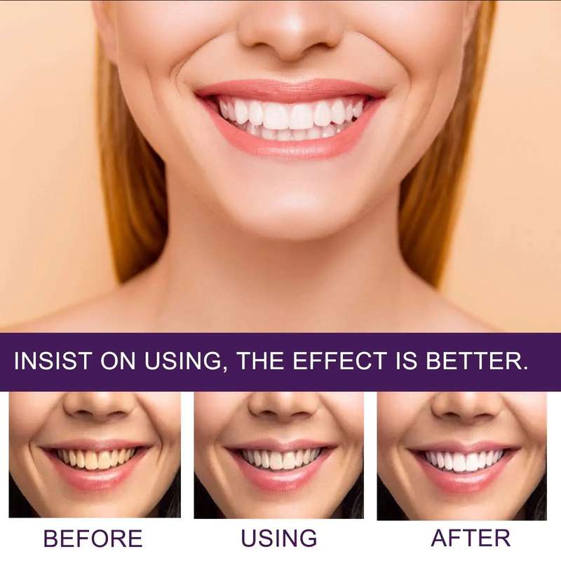 V34 Purple Corrector Teeth Whitening Toothpaste 50ml PROMO-2-FOR-1