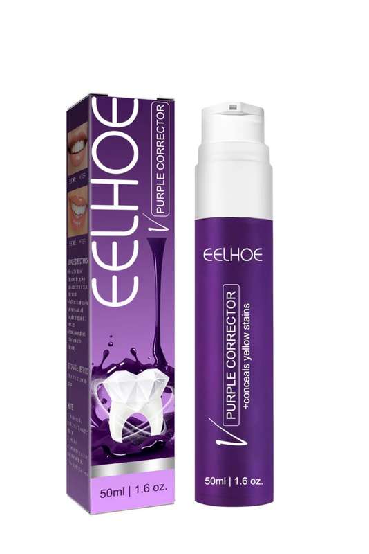 V34 Purple Corrector Teeth Whitening Toothpaste 50ml PROMO-2-FOR-1