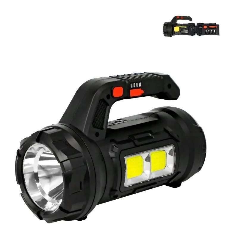 5 in 1 MultiFunctional LED Torch light with 14 pcs Tool Kit
