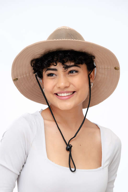 Adrian Summer Sun Beach Hat With Drawstring Chino