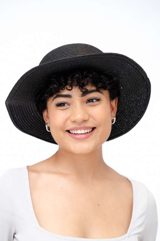 Jordan Summer Sun Beach Hat Black