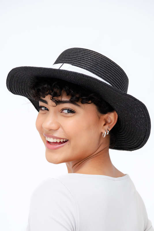 Jordan Summer Sun Beach Hat Black