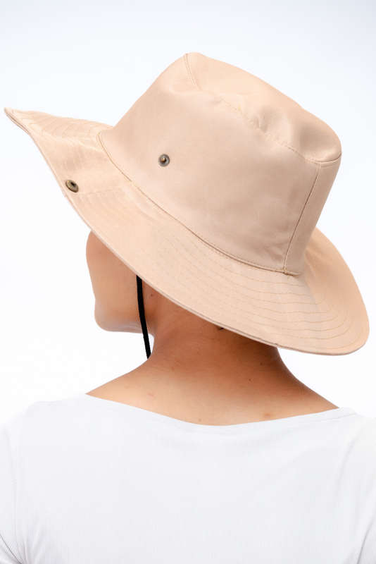 Logan Summer Sun Beach Hat With Drawstring Chino