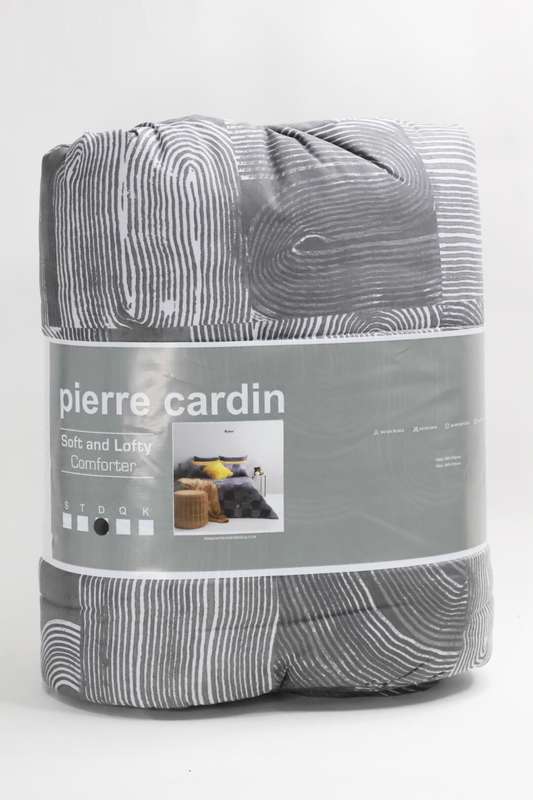 Pierre Cardin Microfiber Duvet Comformter Set With 2 Pillow Cases