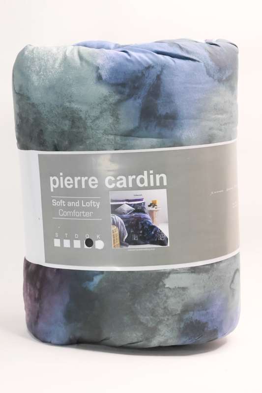 Pierre Cardin Microfiber Duvet Comformter Set With 2 Pillow Cases