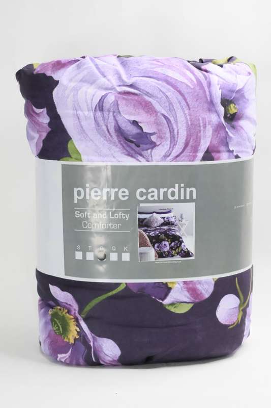 Pierre Cardin Microfiber Duvet Comformter Set With 2 Pillow Cases
