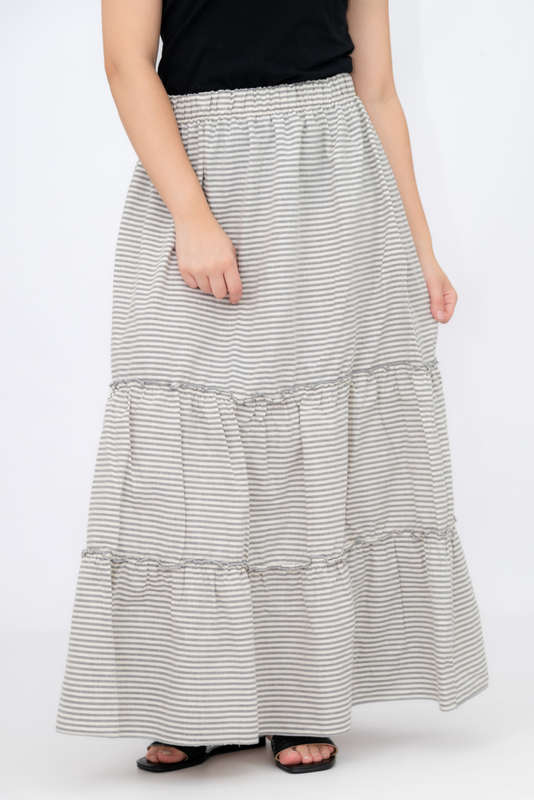 Tiered Maxi Skirt