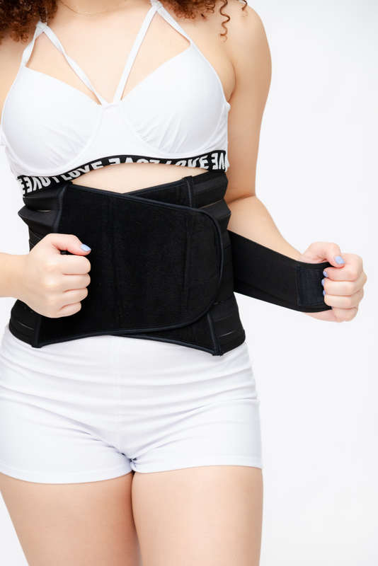 Waist Trainer Double Strap Corset Wrap Belt