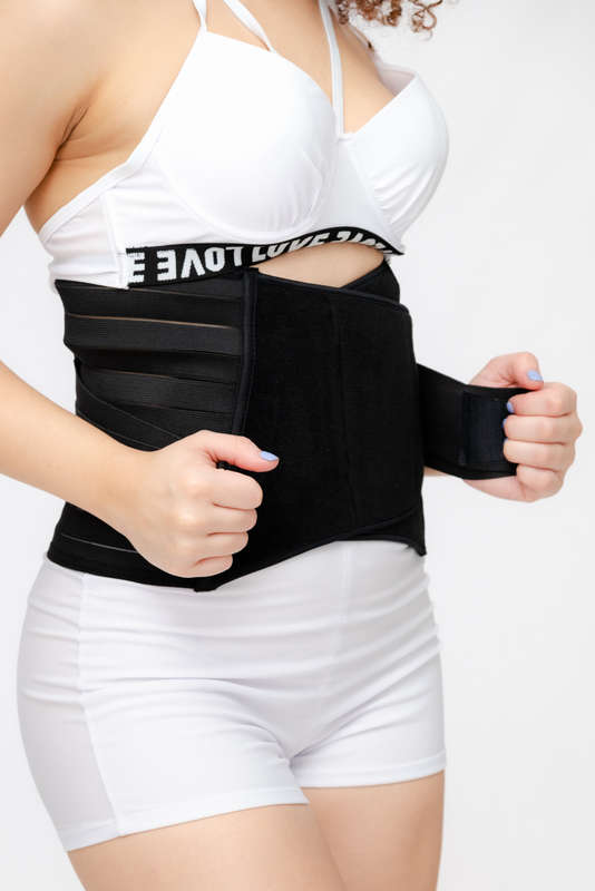 Waist Trainer Double Strap Corset Wrap Belt