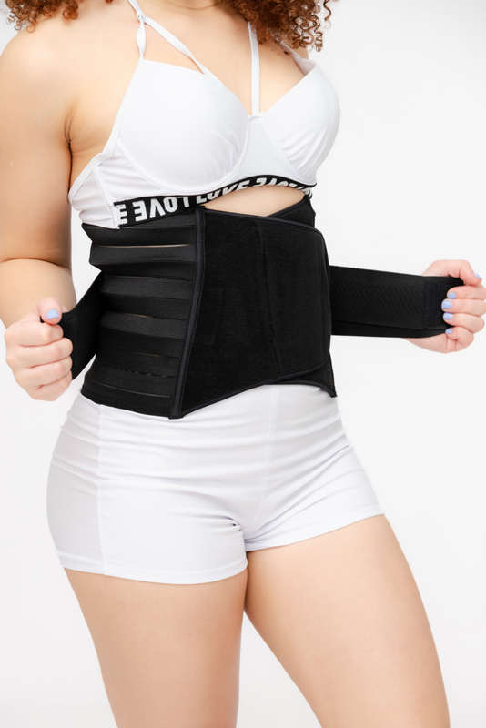 Waist Trainer Double Strap Corset Wrap Belt