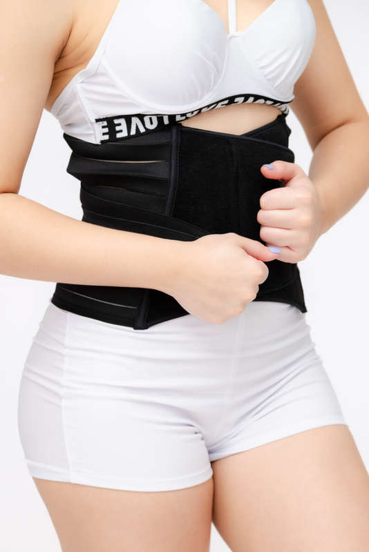 Waist Trainer Double Strap Corset Wrap Belt