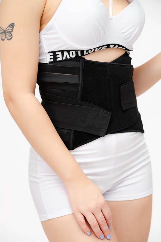 Waist Trainer Double Strap Corset Wrap Belt