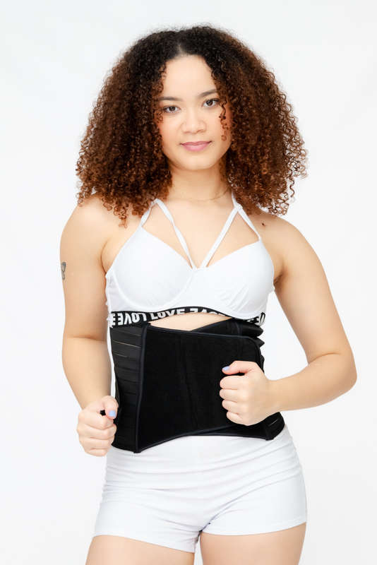 Waist Trainer Double Strap Corset Wrap Belt