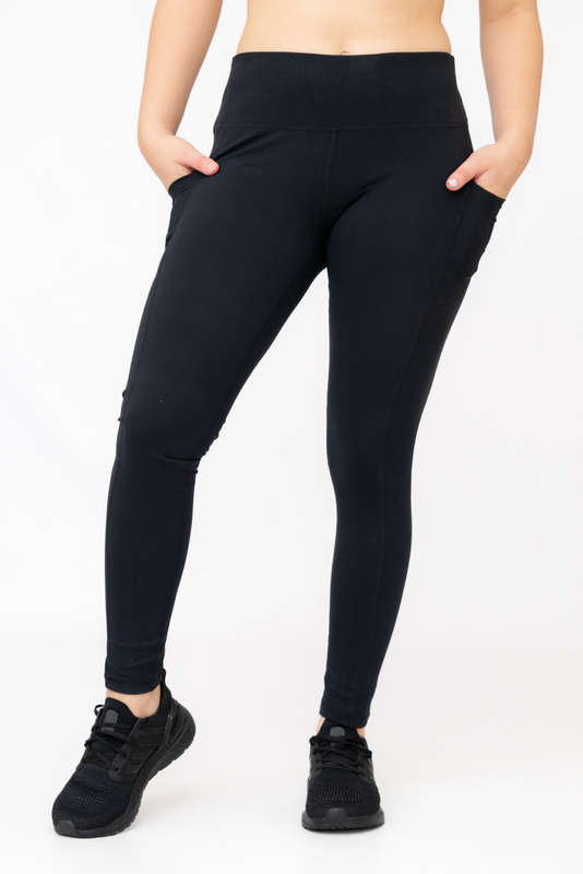 Ladies High Waisted Performance Yoga Fitness Leggings With Pockets