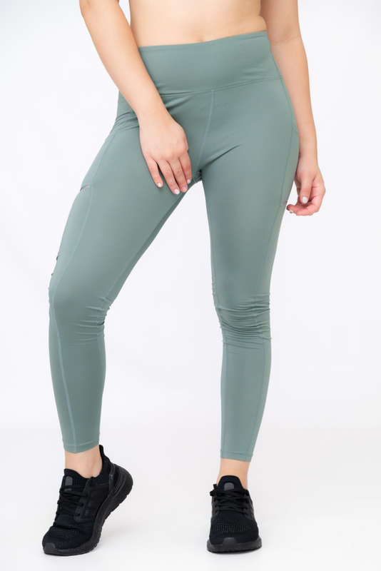 Ladies High Waisted Performance Yoga Fitness Leggings With Pockets
