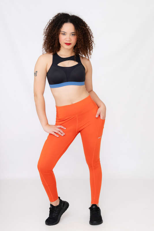Ladies High Waisted Performance Yoga Fitness Leggings With Pockets