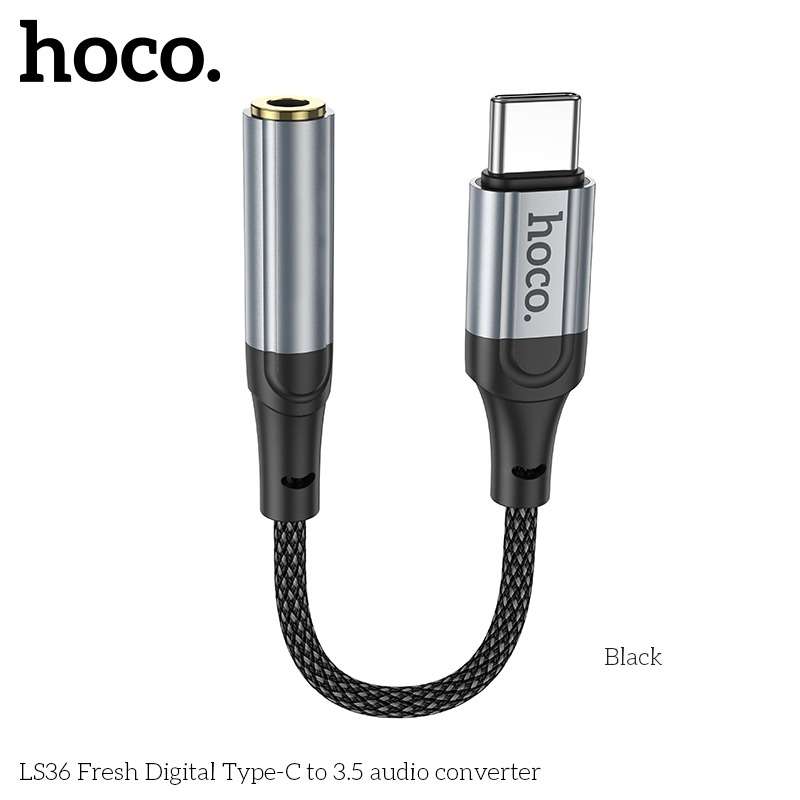 Hoco LS36  Type C To 3.5 Audio Convertor