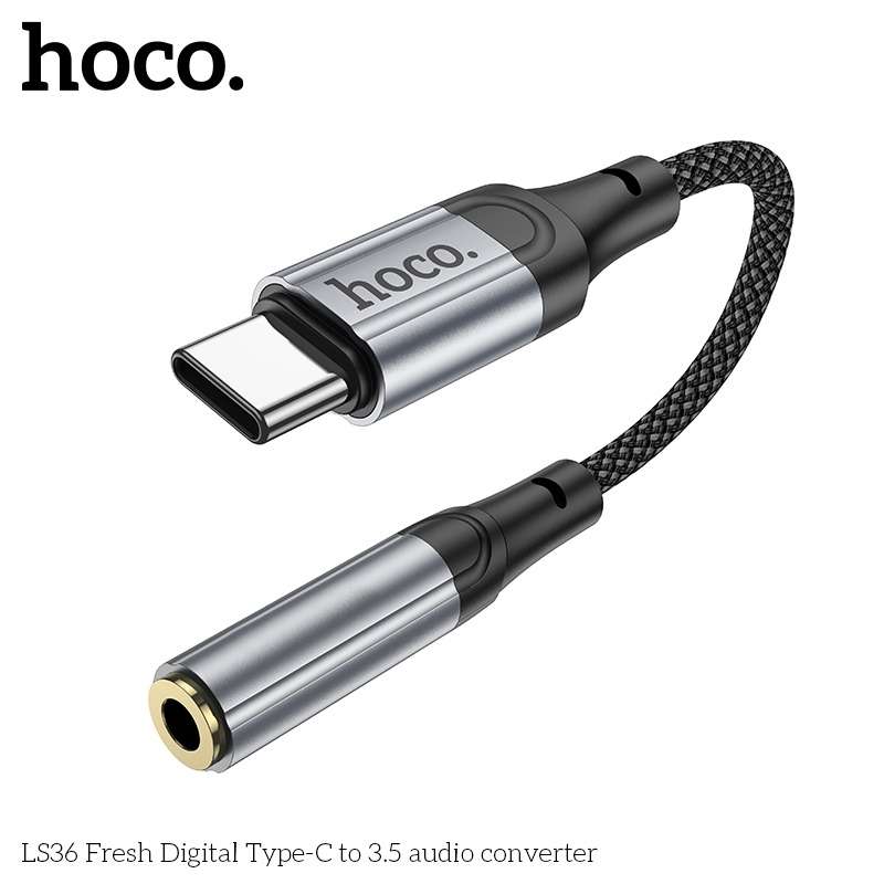 Hoco LS36  Type C To 3.5 Audio Convertor