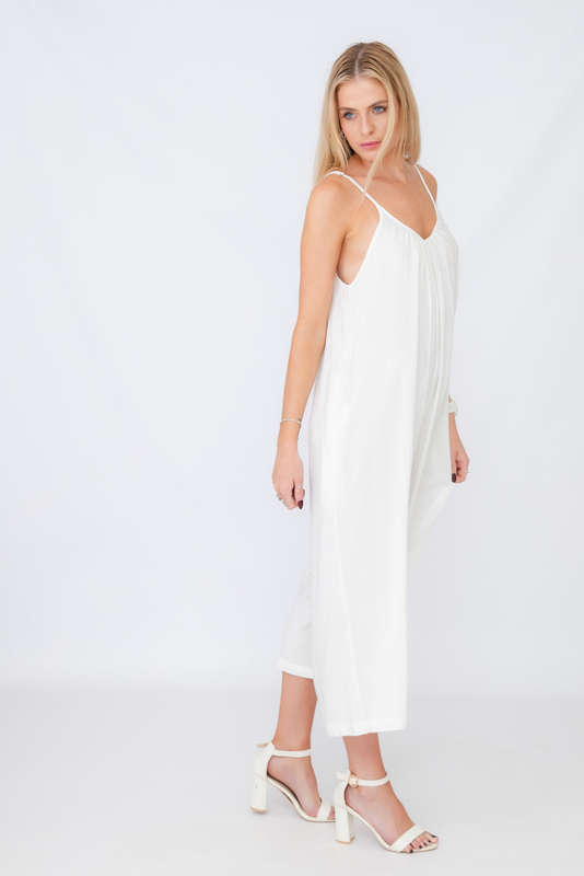 Ibiza Boho Harem Wide Leg Summer Jumpsuit With Pockets