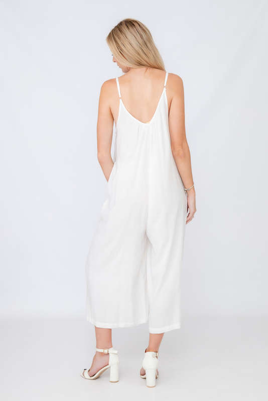 Ibiza Boho Harem Wide Leg Summer Jumpsuit With Pockets