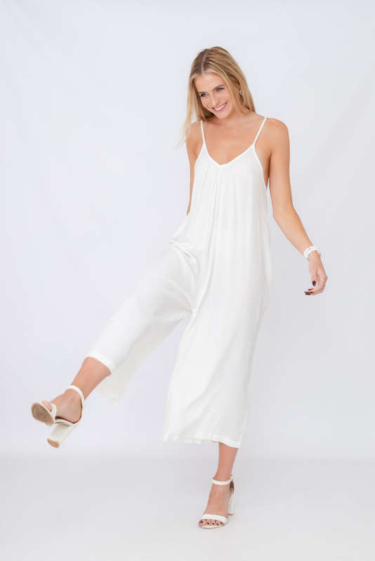 Ibiza Boho Harem Wide Leg Summer Jumpsuit With Pockets