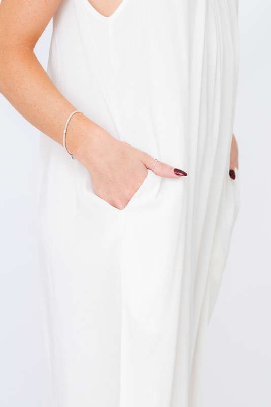 Ibiza Boho Harem Wide Leg Summer Jumpsuit With Pockets