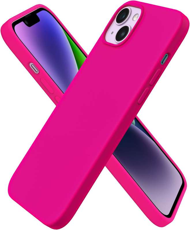 Magnetic Silicone iPhone Case MagSafe-Compatible Back Cover for Apple iPhone 13 Pro Max
