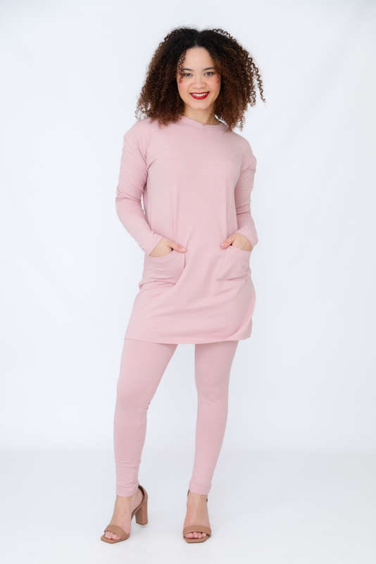 Modest Chic and Comfy Active Lounge Set With Pockets