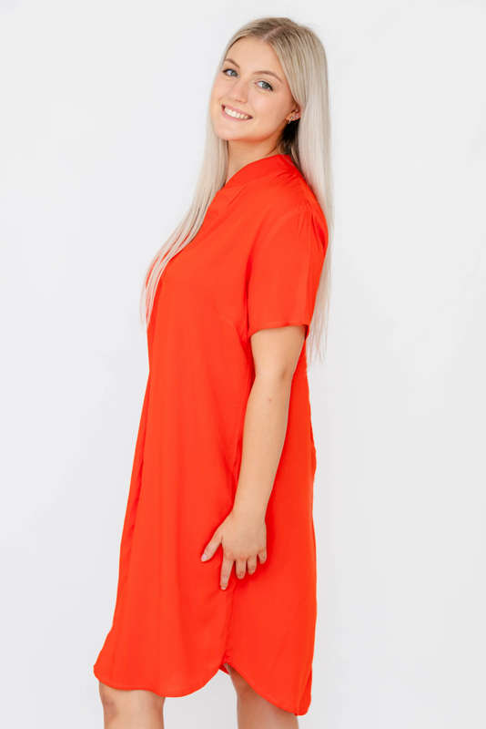 Robin Relaxed Oversized Short Sleeve Shirt Dress