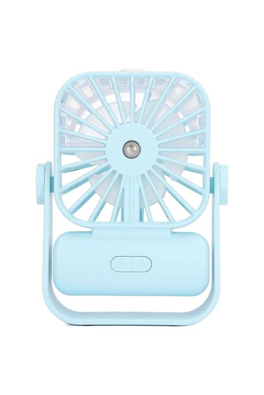 Rechargeable 360 Degree Rotatable Desk Mini Humidifier Handheld Mist Cooling Fan