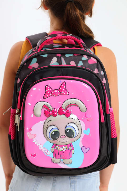 3D Cartoon Kids Backpack School Bag