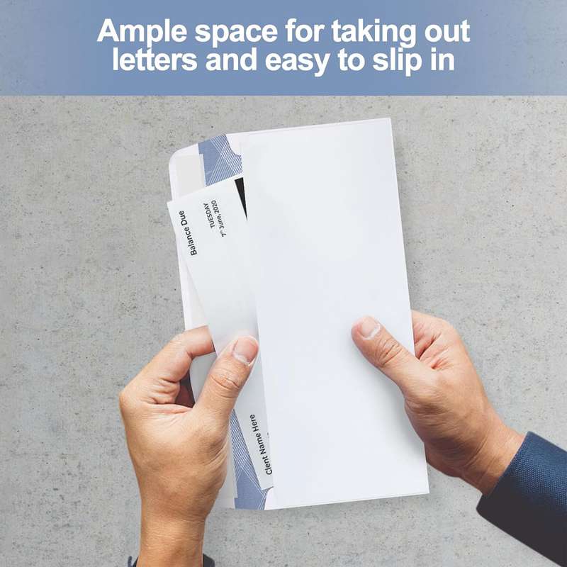 50 Self Seal Letter Envelopes 110mm x 220mm 80GSM