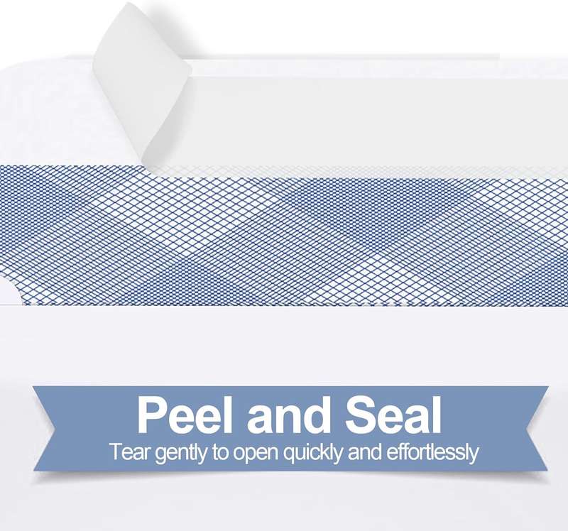50 Self Seal Letter Envelopes 110mm x 220mm 80GSM