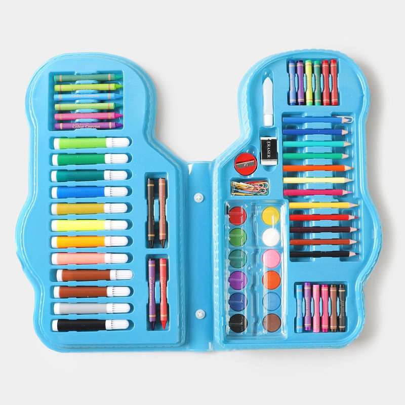 70 Piece Non Toxic Art Stationary Colouring Set