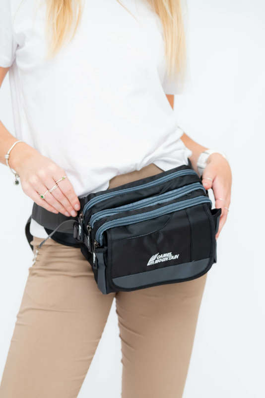 Camel Mountain Unisex Travel Fanny Pack Waist Sling Bag