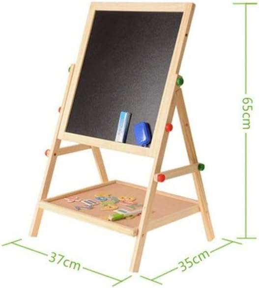 Free Standing Dbl Sided Drawing &amp; Writing Board With Accessories 650mm X 370mm