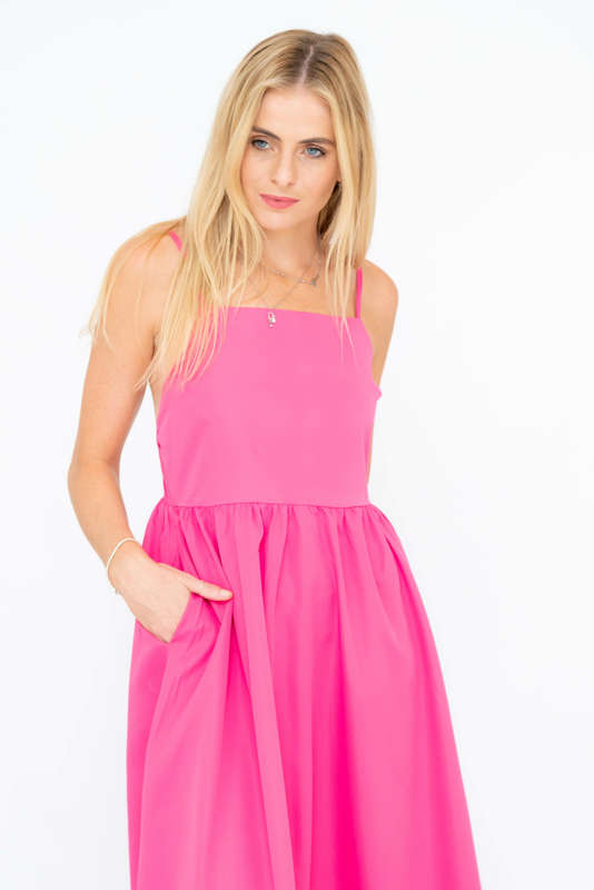 Jack Strappy Midaxi Summer Party Dress With Pockets