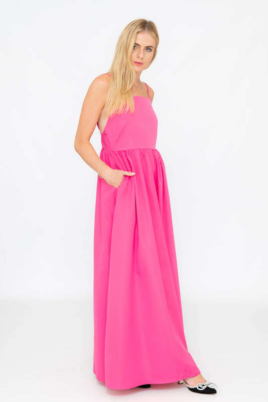 Jack Strappy Midaxi Summer Party Dress With Pockets