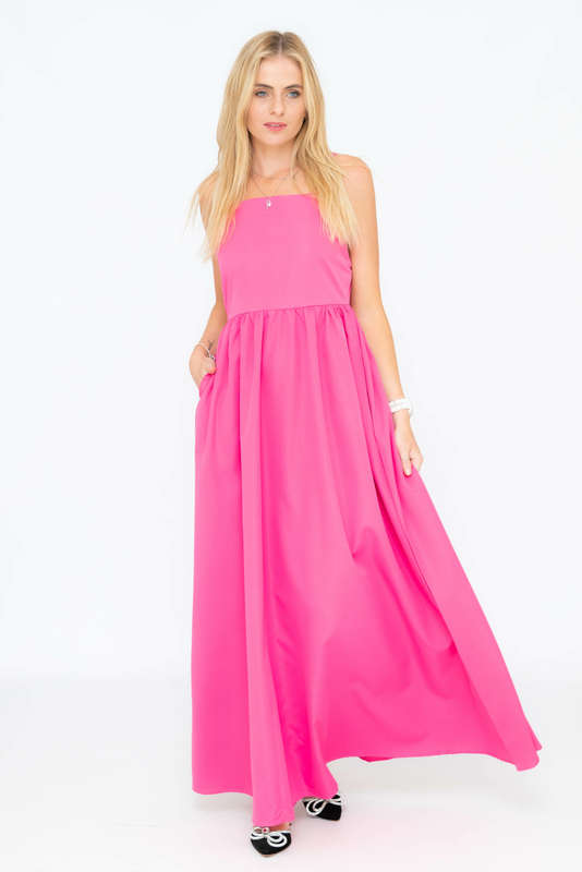 Jack Strappy Midaxi Summer Party Dress With Pockets