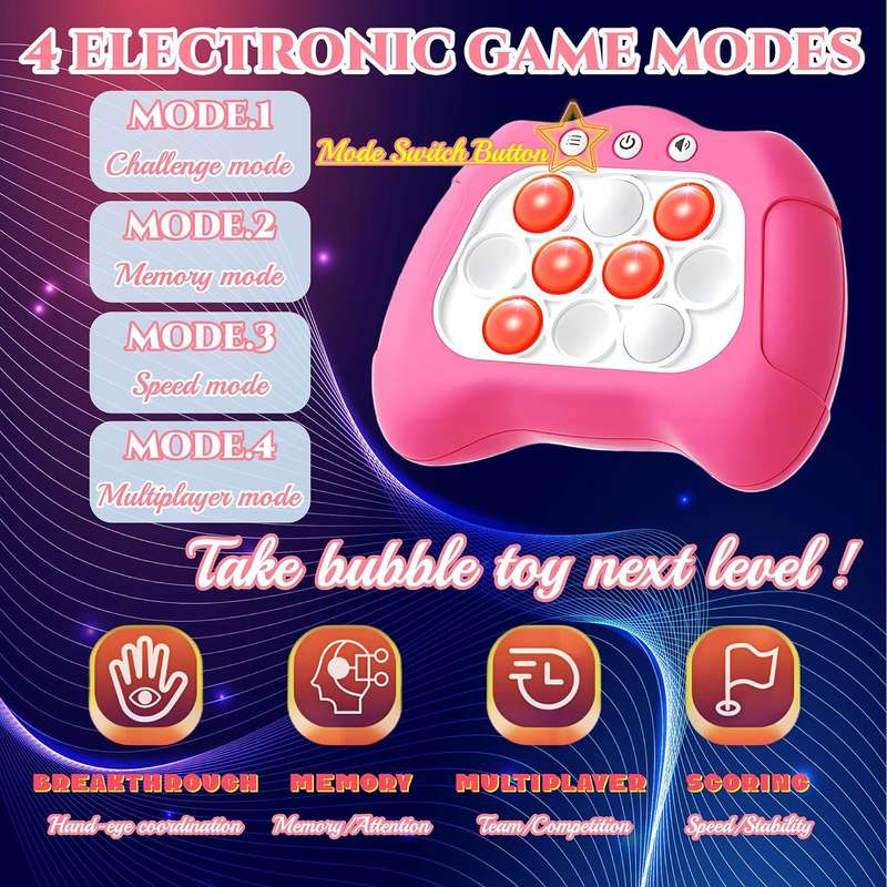 Pop The Target! Handheld Speed Pushing Game Machine