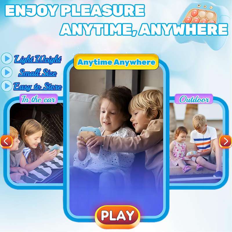 Pop The Target! Handheld Speed Pushing Game Machine