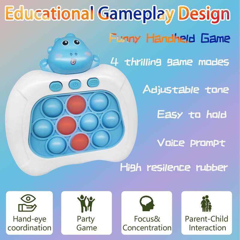 Pop The Target! Handheld Speed Pushing Game Machine