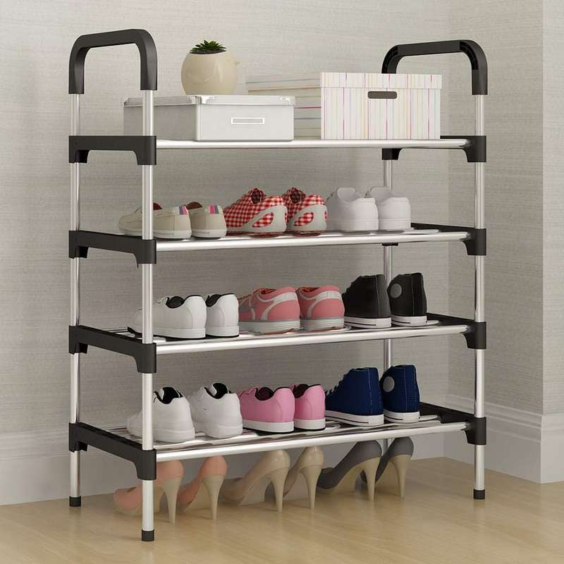 Senza 4 Tier Shoe Rack Organizer Storage Rack