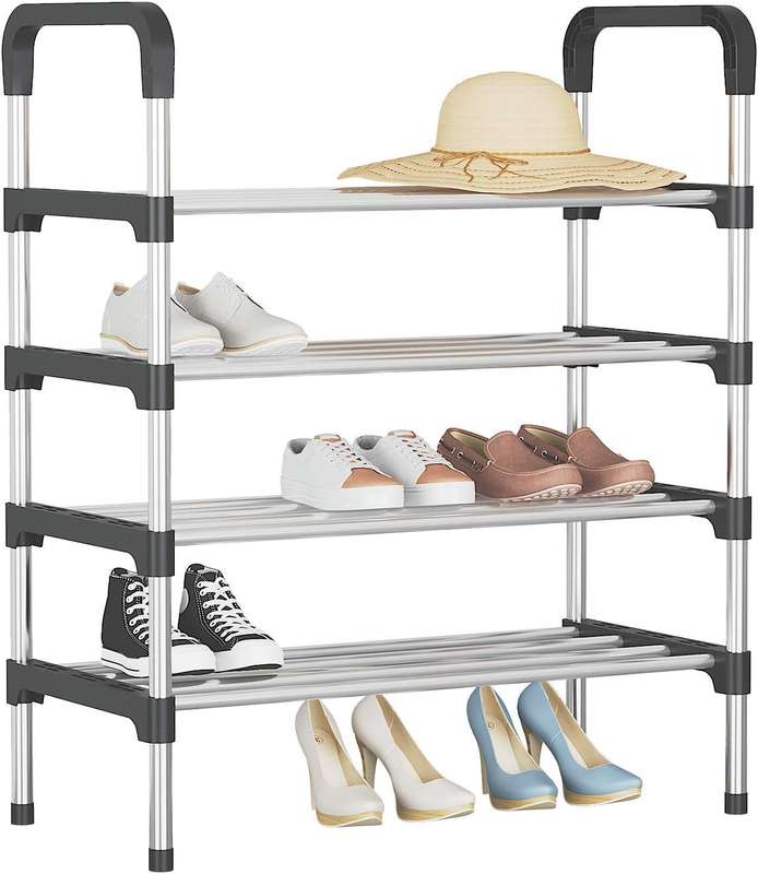 Senza 4 Tier Shoe Rack Organizer Storage Rack