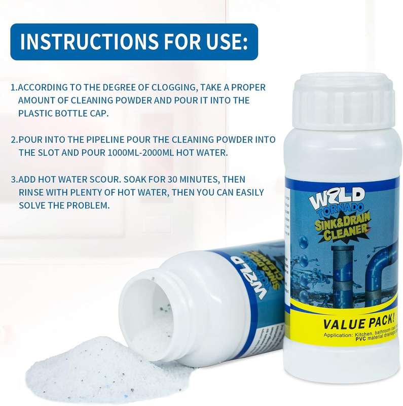 Wild Tornado Drain Cleaner Set Of 2