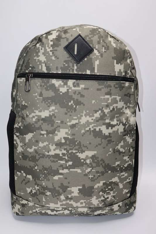 Camo Waterproof  Backpack School With Multiple Compartments