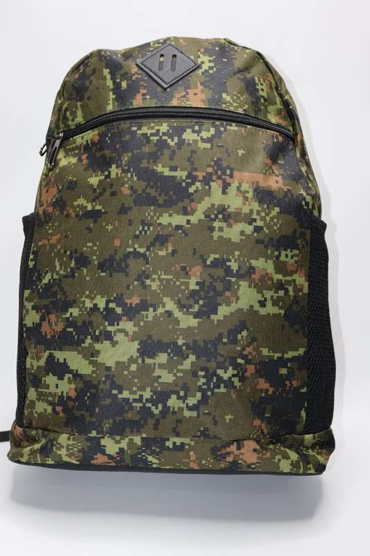 Camo Waterproof  Backpack School With Multiple Compartments