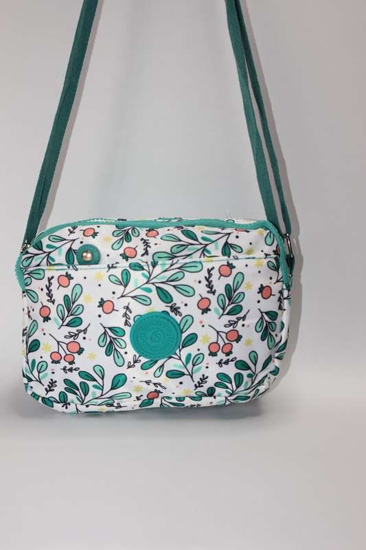 Forever Floral Crossbody Sling Shoulder Summer Bag With Multiple Pockets Medium